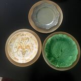 Set de 8 assiettes, Grès Village