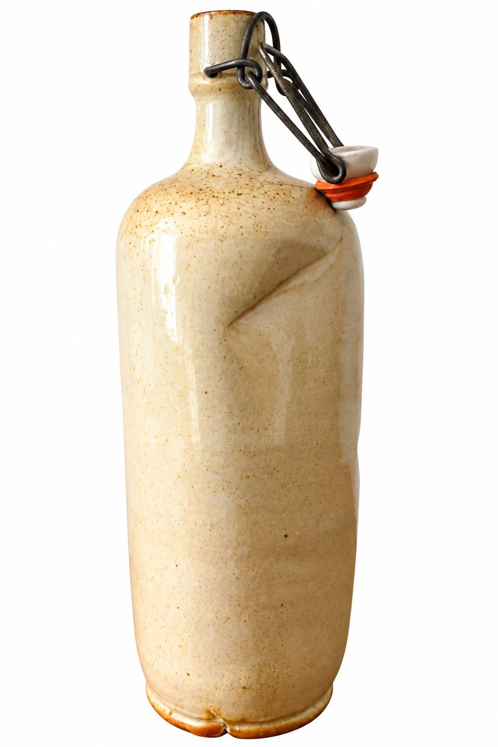 Vintage French stoneware swing-top bottle