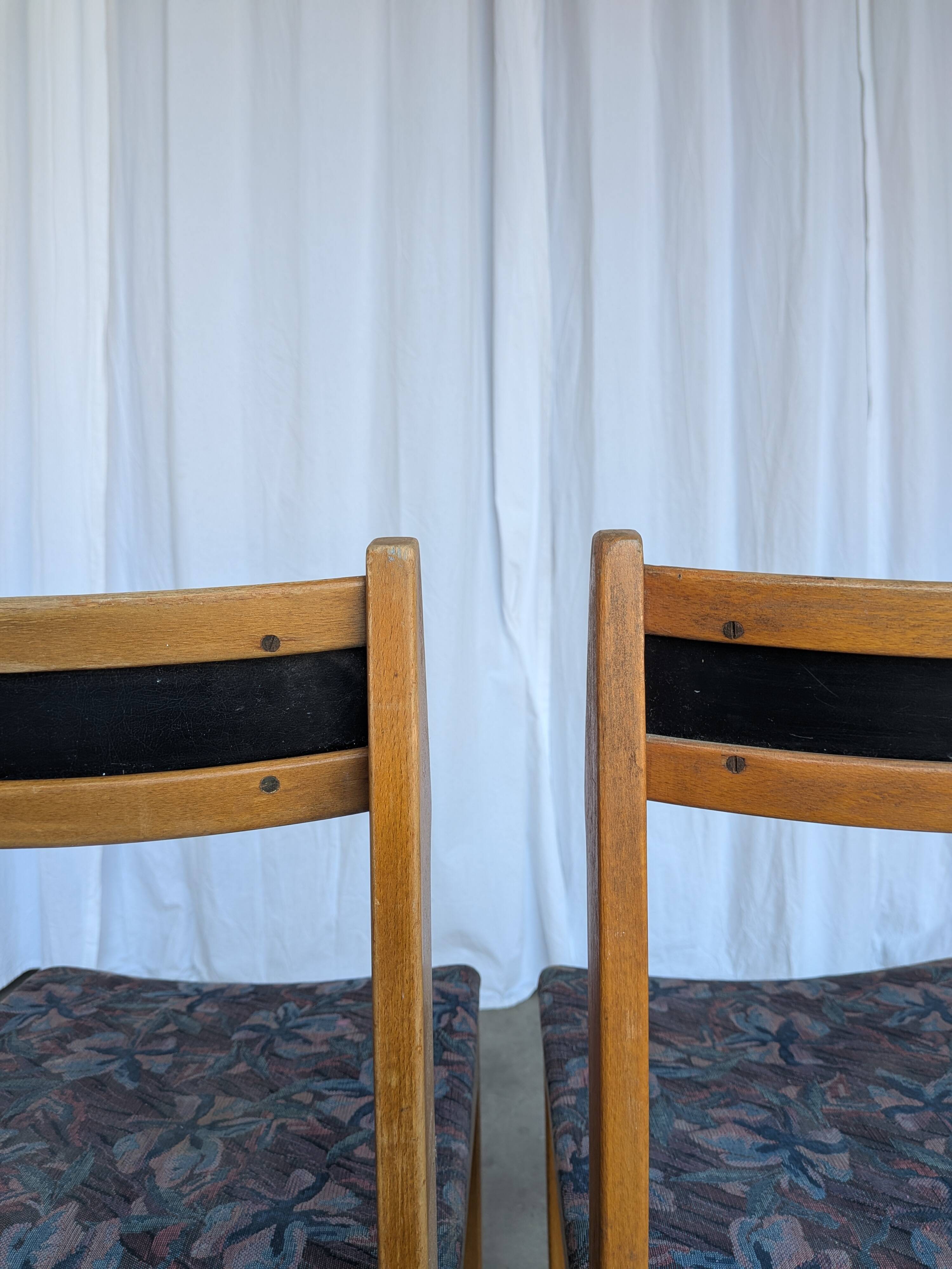 Vintage Branko Ursic Dining Chairs: STOL Kamnik Model 2087, Yugoslavia 1960