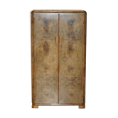 Petite armoire Art Déco en noyer satiné, circa 1930