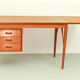 Drop leaf desk by Erik Buch for Oddense Maskinsnedkeri AS, 1960s
