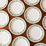 6 plates with starter or dessert Caves St Morand