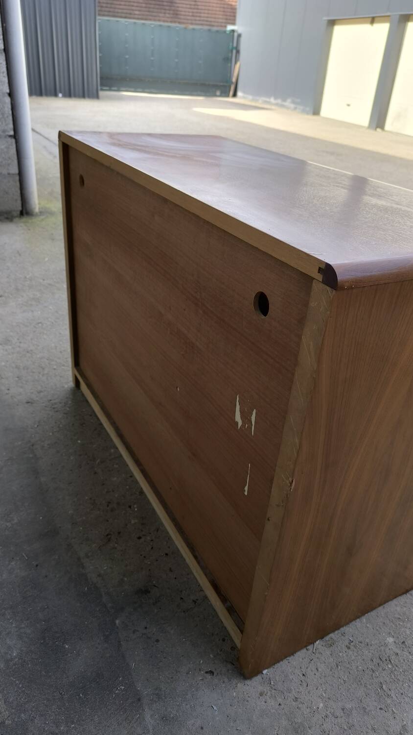 Scandinavian hifi furniture in solid teak 1960