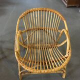 Pair of rattan chairs