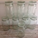 Series of 8 jars