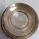 Glass and Brass Candy Dish with Bowl