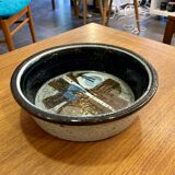 Bol / Plat Céramique d'art - Drejargruppen, Rörstrand, Suède, 1976