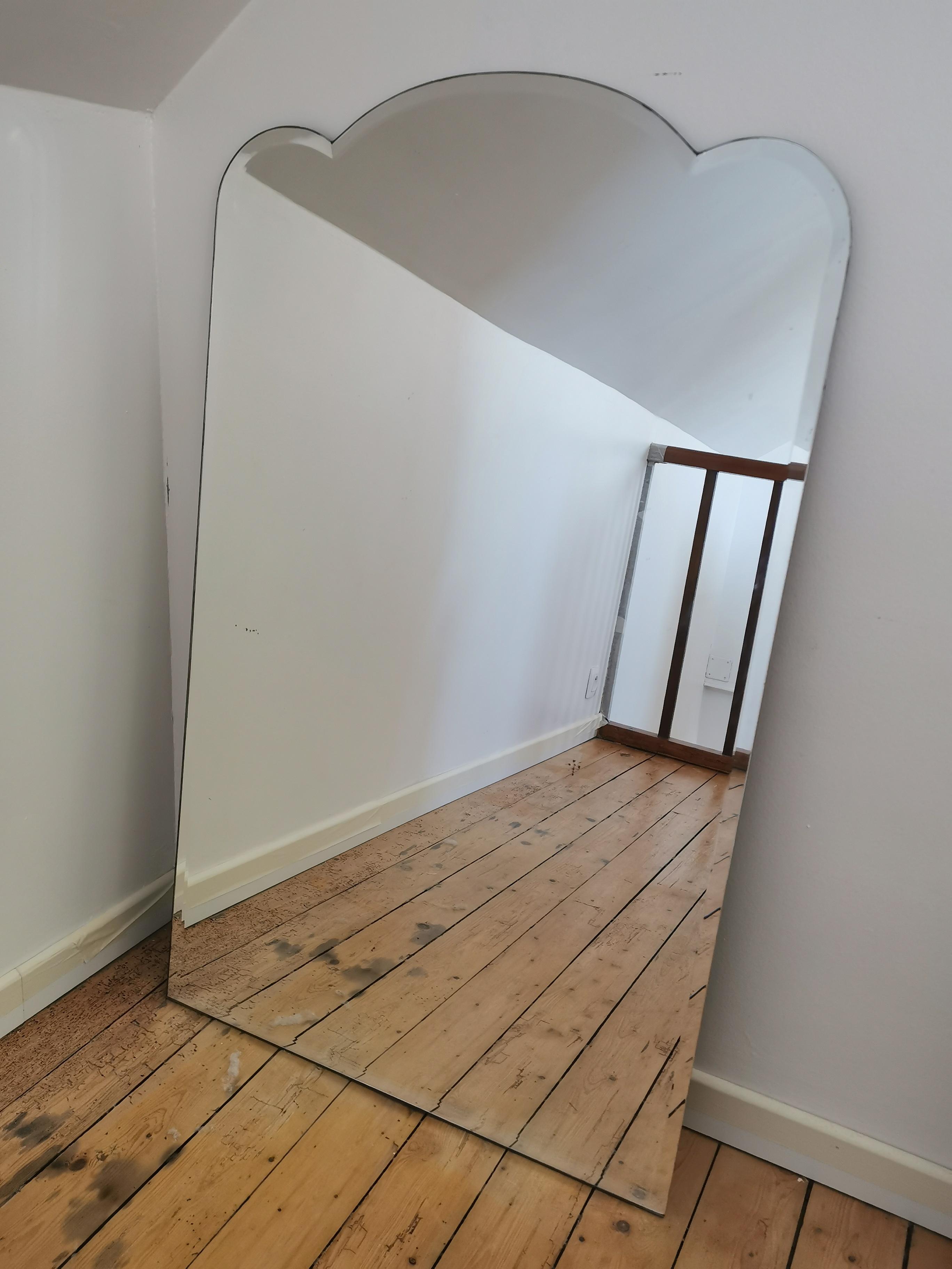 Art Deco beveled mirror