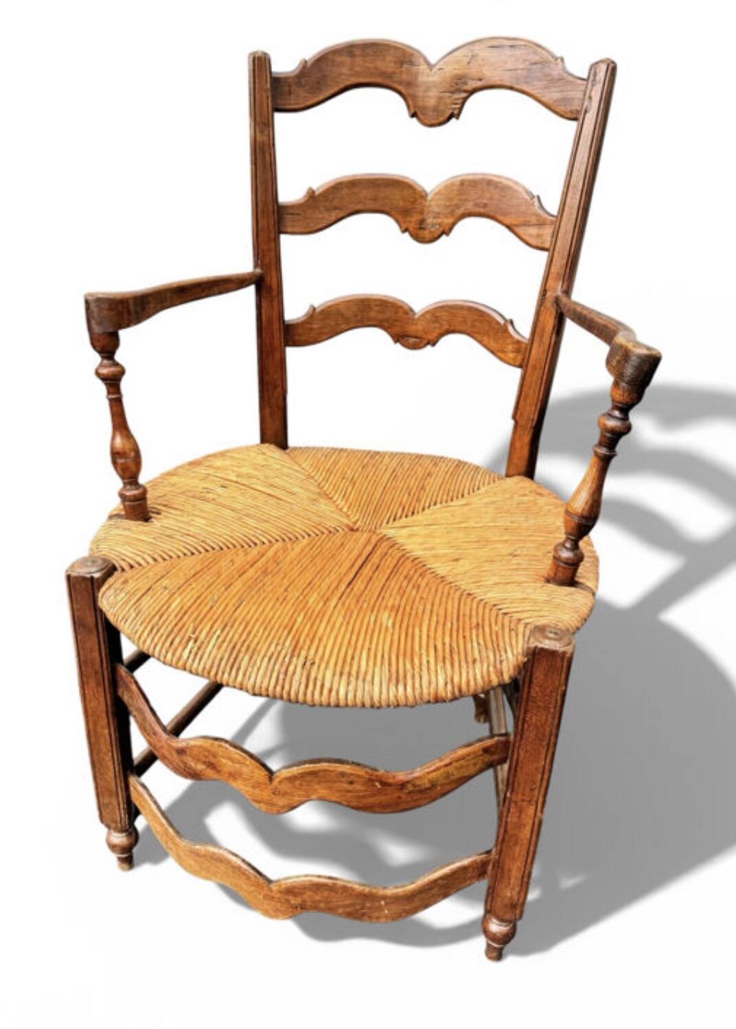 Antique Provençal armchair 18th-19th century regional furniture