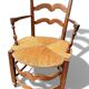 Antique Provençal armchair 18th-19th century regional furniture