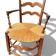 Fauteuil provençal ancien 18-19eme mobilier régional