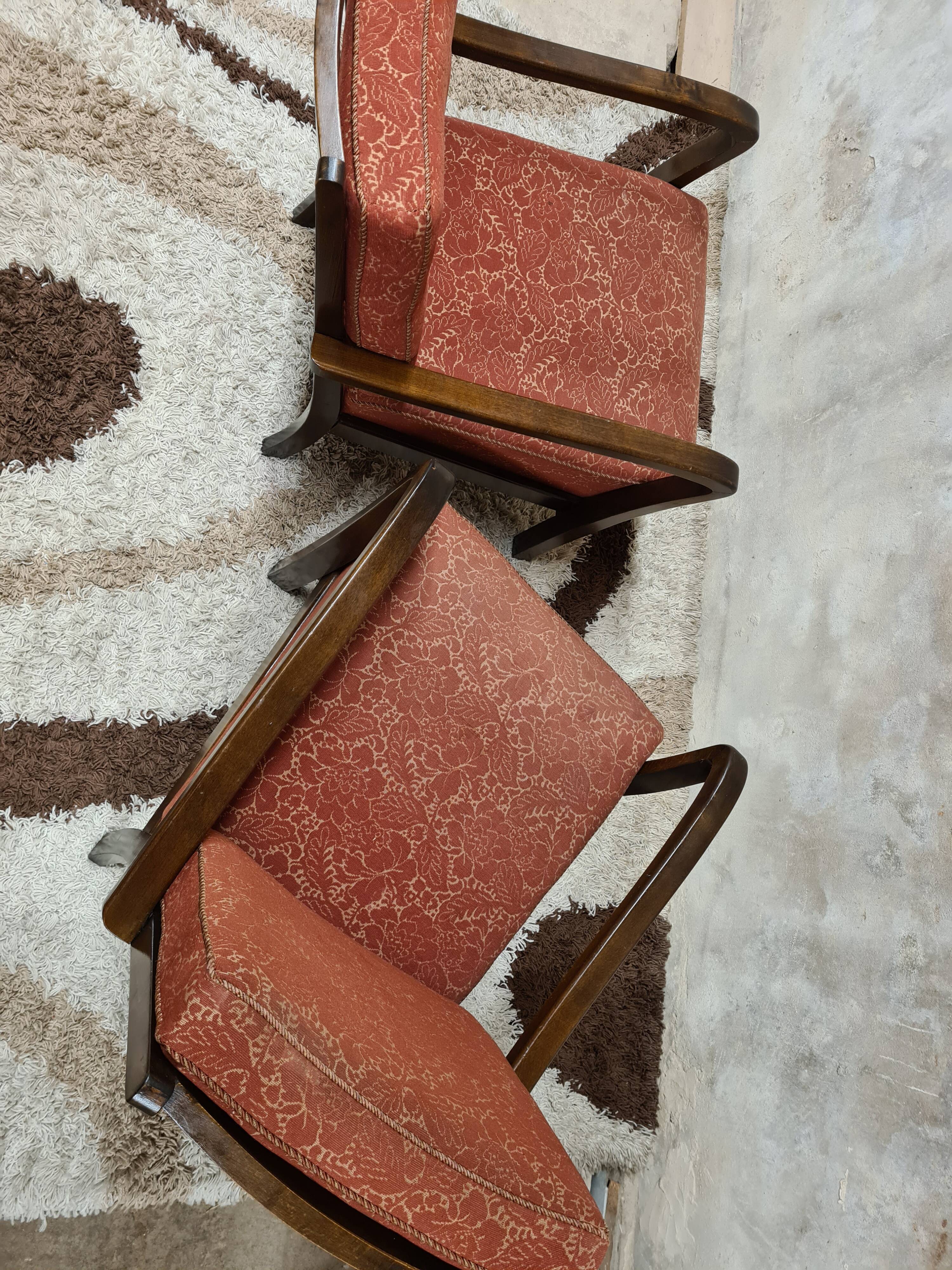 Pair of vintage armchairs year 1950