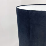 Art Deco Chrome & Wood Table Lamp, Czechoslovakia, Restored