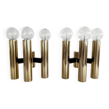 Jo Hammerborg for Fog & Mørup Large Size Wall Sconces, 1960