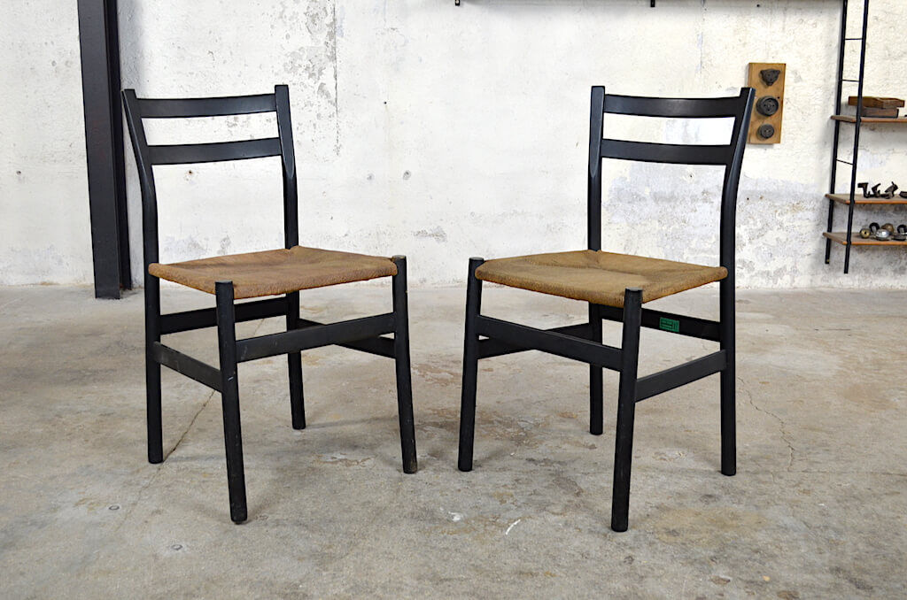 Pair of vintage design chairs - Scandinavian 1960