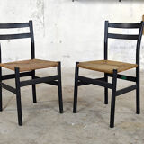 Pair of vintage design chairs - Scandinavian 1960