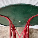 Eiffel style riveted metal garden table