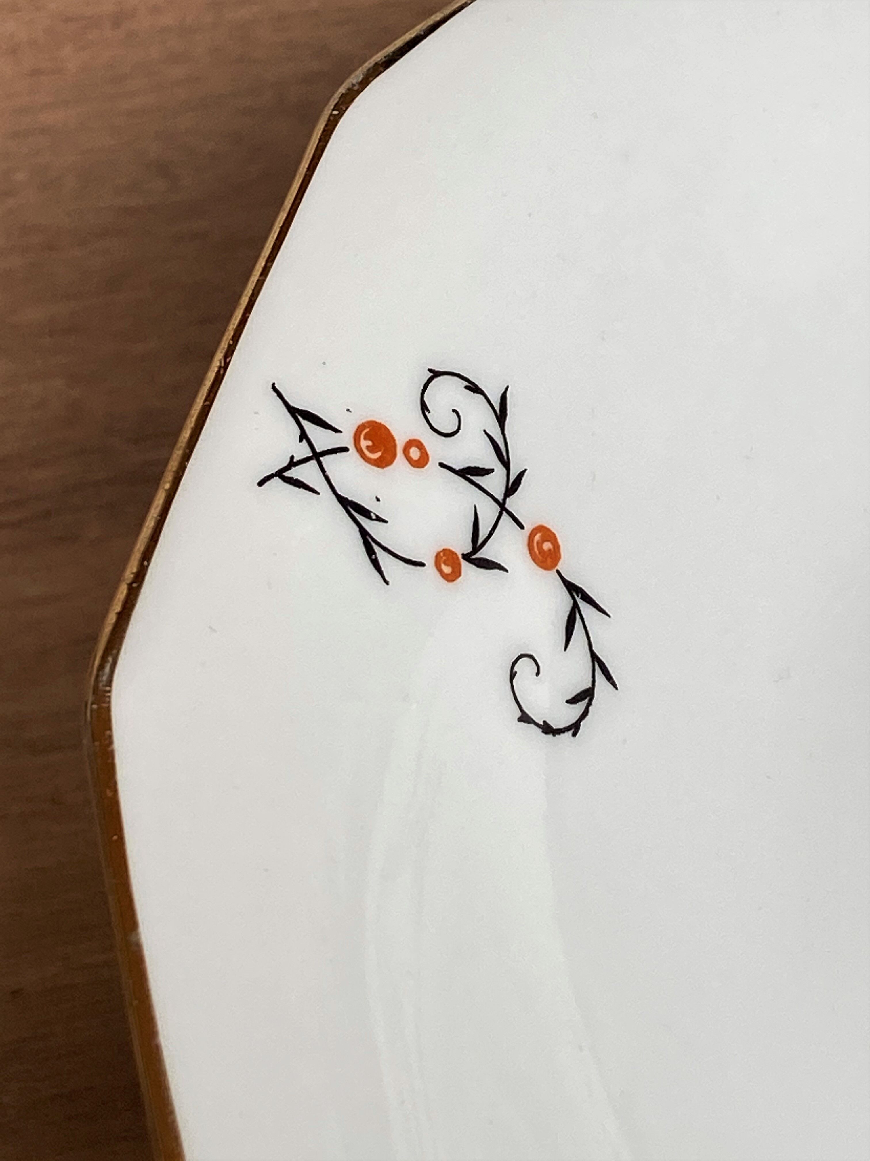 Limoges porcelain compotier