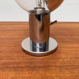 Vintage German table lamp in chrome and glass by Motoko Ishii for Staff.