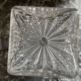Vintage crystal decanter diamond tip