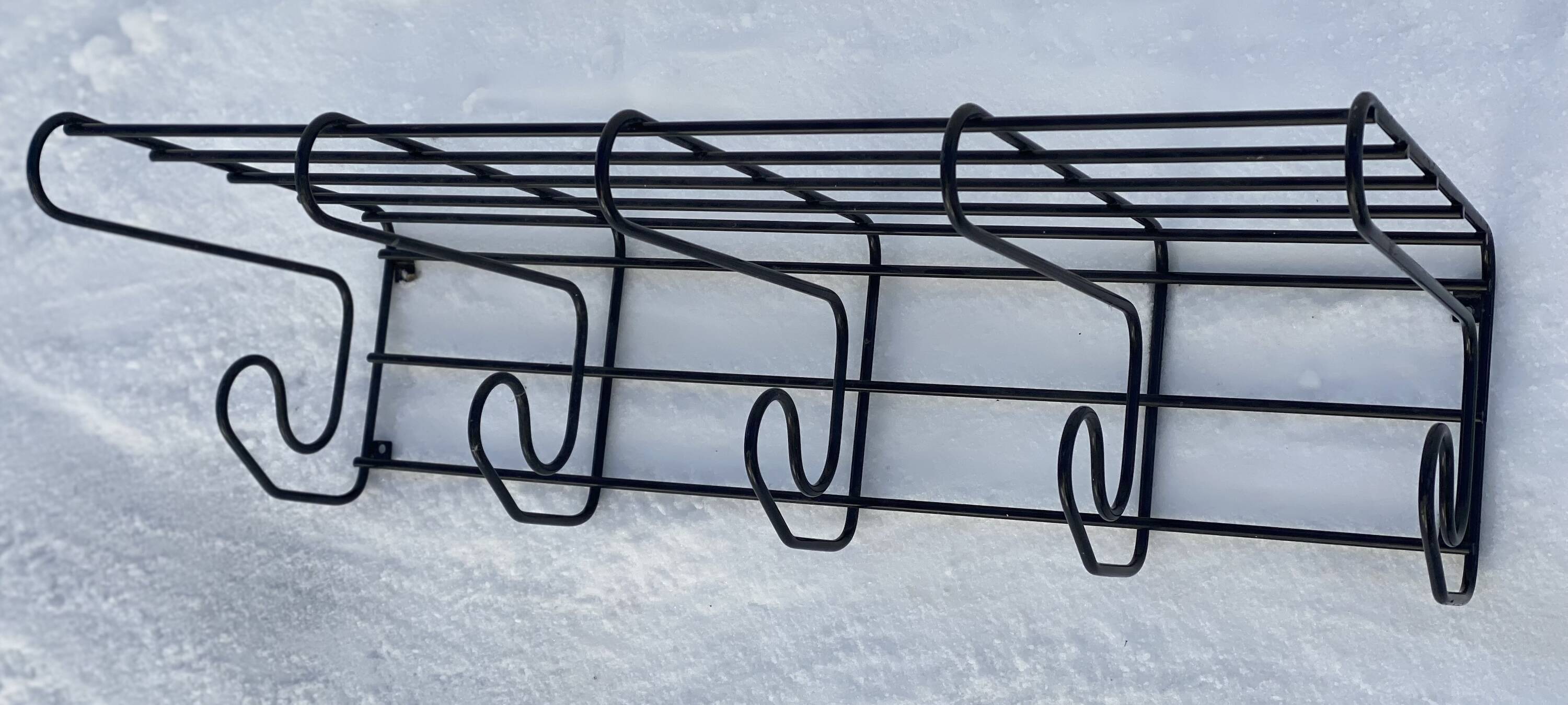 Vintage Ikea coat rack shelf 1980 Frän collection