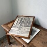 Nude charcoal drawing