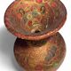 Vase à décors de Bagues de Cigares – Art Populaire, vers 1900