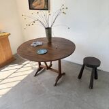 Table de vigneron en chêne, 1950
