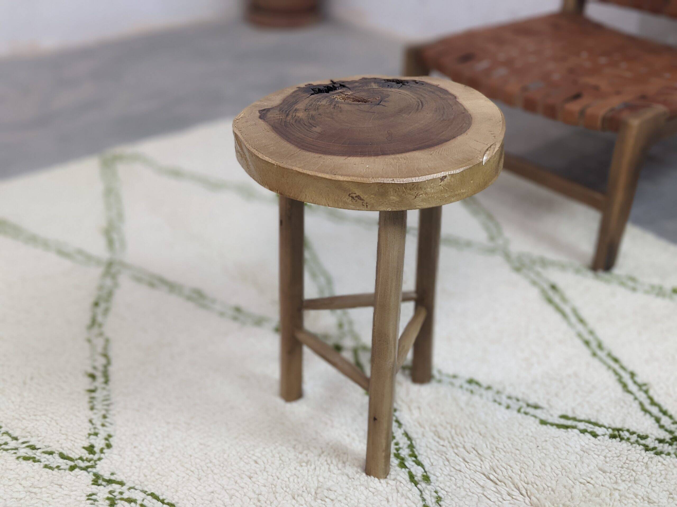Walnut wood table