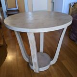 Round gueridon in Art Deco style