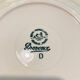 5 hollow plates ceranord faïence-provence yellow and green