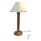 Lampe néoclassique en laiton doré 1940/1950