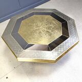 Vintage coffee table by Rodolfo Dubarry, 1970s