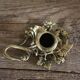 Cellar rat brass candle holder vine leaf grapes