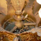 Chandelier, crystal bronze chandelier with dragon heads