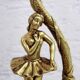 Pair of Commedia Dell Arte Bronze Lamps