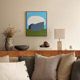 Original abstract painting 'vision of field'