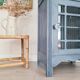 50s display case - small blue dresser