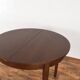 Table à manger extensible en chêne polonais du milieu du siècle, années 1960.