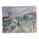 Oil pastel, notebook of a traveler in Tuscany 11, 31 x 24 cm