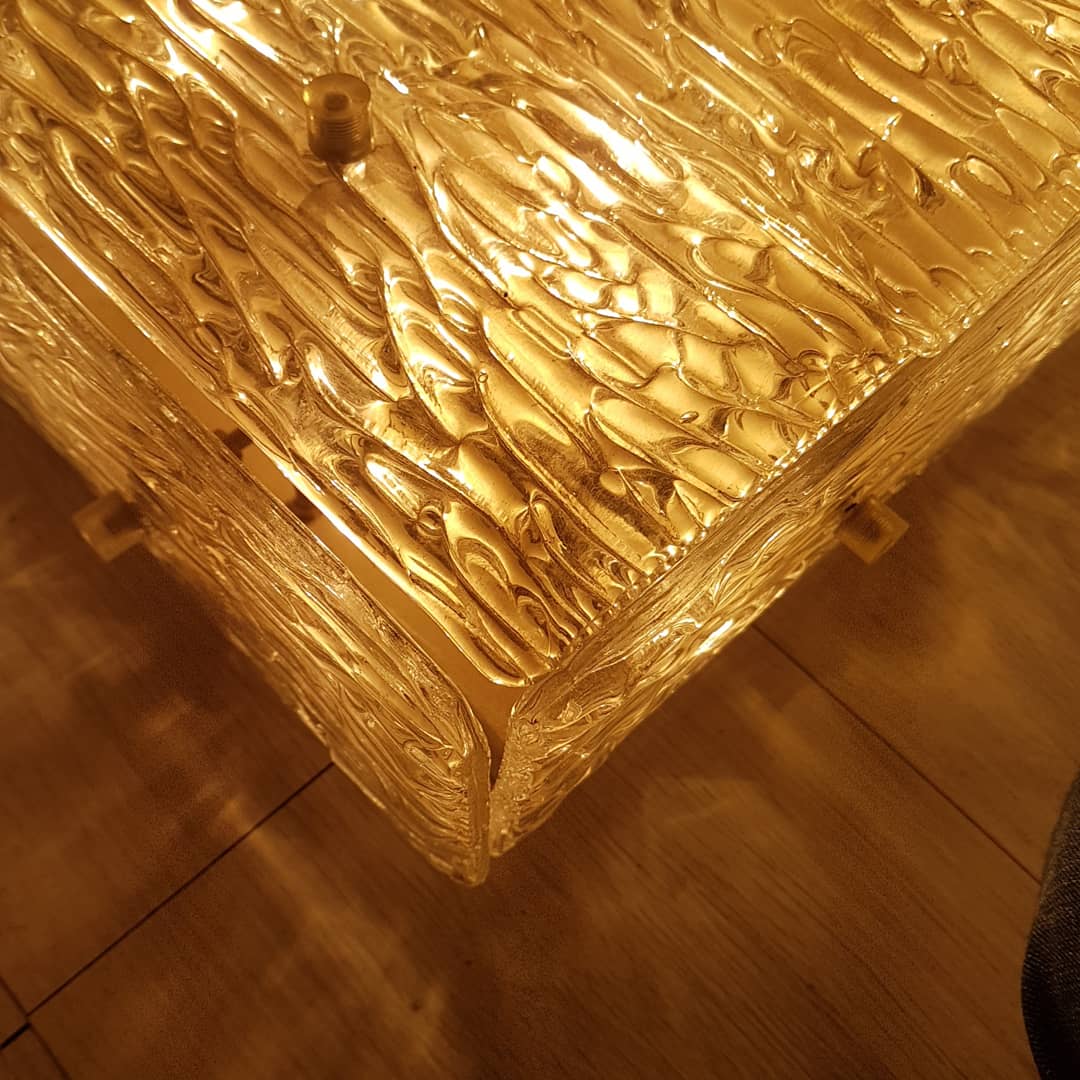 Large Heidelberg 62 ceiling lamp by Kalmar, Switzerland 1970s