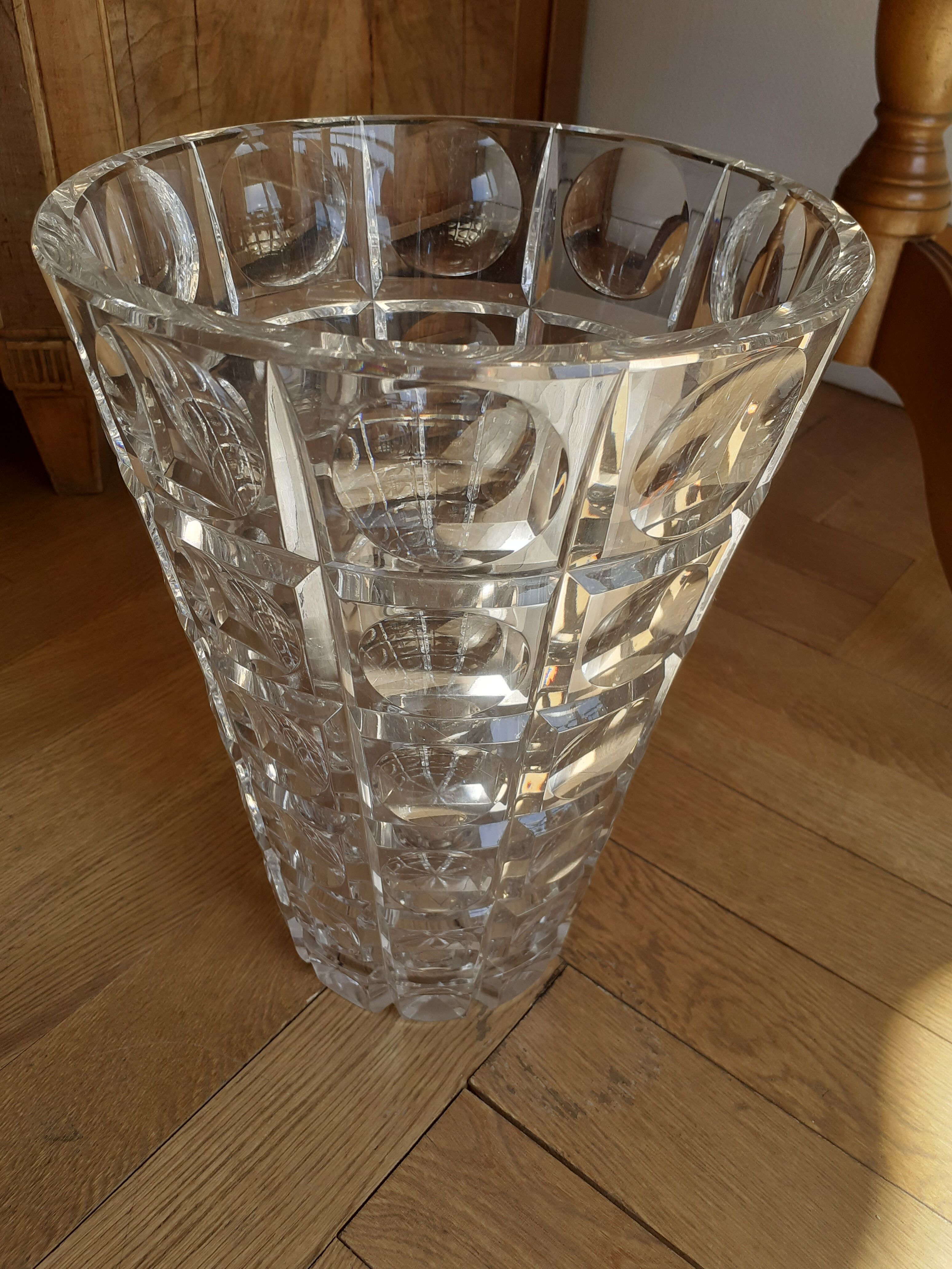 Large Baccarat vase