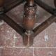 Antique wooden stool in Elizabethan English style, occasional stool