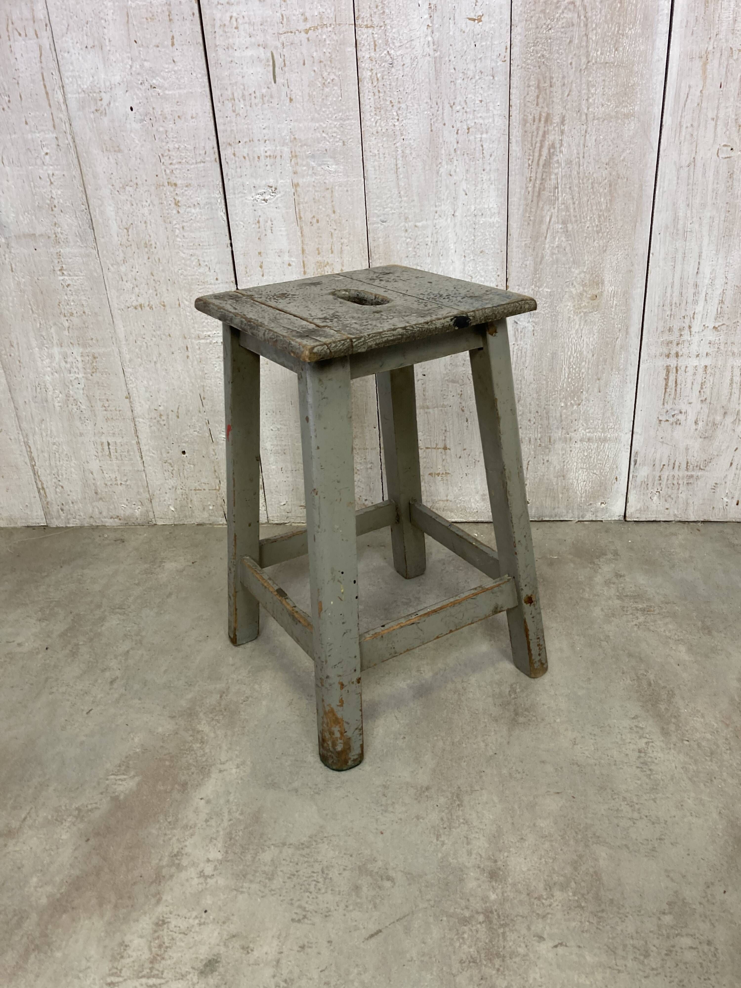 Stool and workshop step ladder set