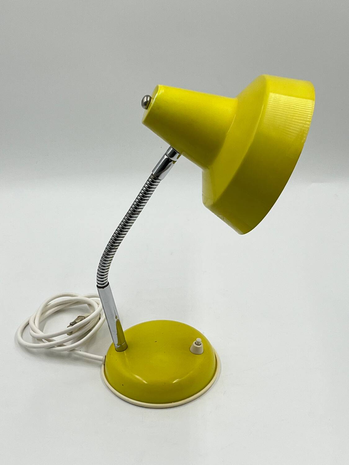 Vintage yellow desk lamp