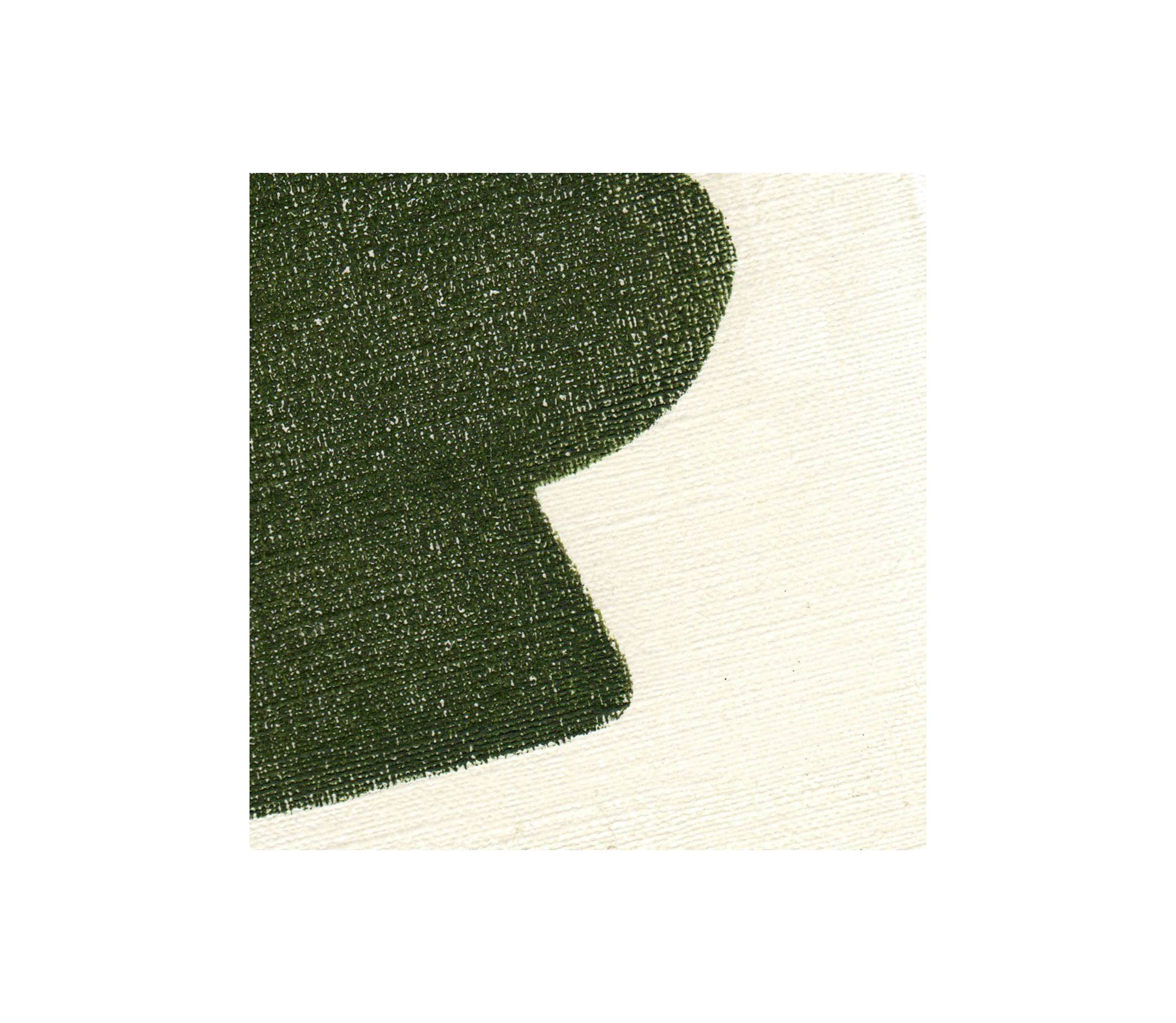 Duo of paints - pow and mood - dark khaki green - signed eawy