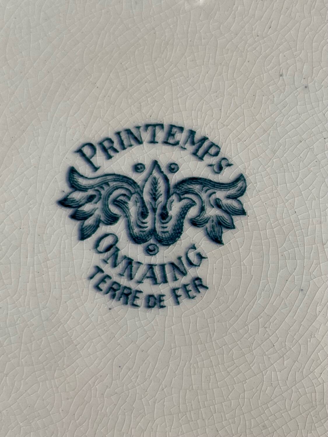 Antique ironstone dish