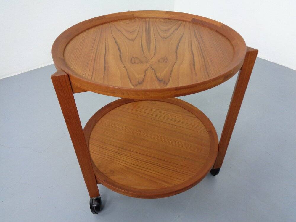 Serving trolley in teak from Sika Møbler, 1960s
