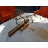 2 brass picture lamps