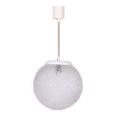 Suspension du milieu du siècle en acier chromé, verre et plastique, tchèque, années 1960